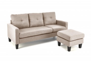 Halmar GERSON sofa with ottoman, color: beige