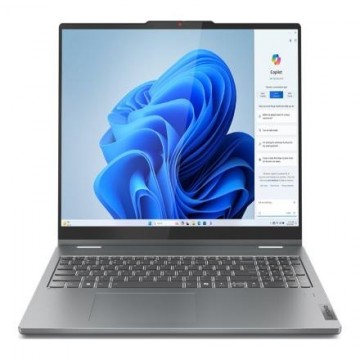 Lenovo IdeaPad 5 2-in-1 16AHP9 Touch 16 2K AMD R5 8645HS/16GB/1TB/AMD Radeon 760M/WIN11 Home/Nordic Backlit kbd/Grey/FP/2Y Warranty