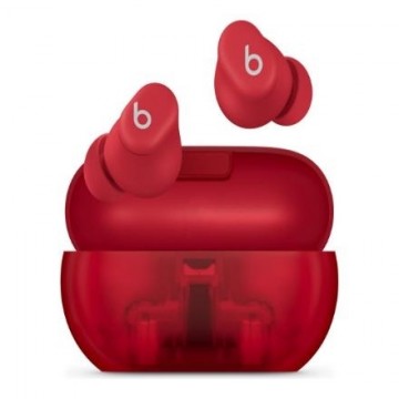 Beats Solo Buds, Transparent Red