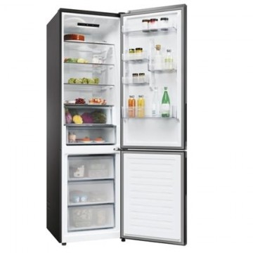 Refrigerator | CNCQ2T620EB | Energy efficiency class E | Free standing | Combi | Height 205 cm | No Frost system | Fridge net capacity 289 L | Freezer net capacity 120 L | Display | 38 dB | Black