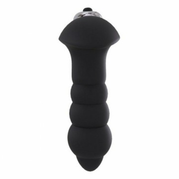 Anal plug S Pleasures Bubble Black Black/Silver