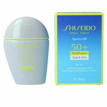 Sun Protection with Colour Shiseido WetForce Quick Dry Sports Dark SPF50+ Spf 50 Dark (30 ml)