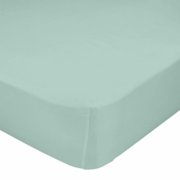 Fitted bottom sheet HappyFriday Basic Mint 160 x 200 x 32 cm