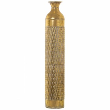 Floor vase Alexandra House Living Golden Metal 14 x 14 x 81 cm