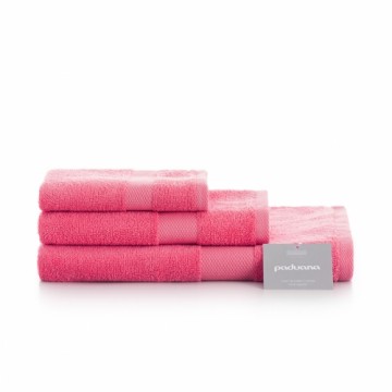 Towel set Paduana Fuchsia 3 Pieces