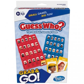 Hasbro Gaming Ceļojumu spēle Guess Who Grab&Go