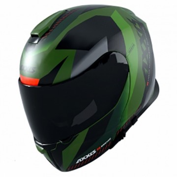 Axxis Helmets, S.a. Gecko SV SHIELD (S) F6 GreenMat ķivere