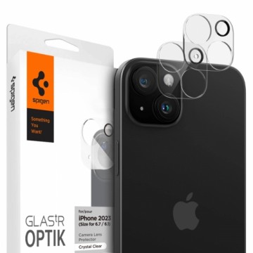 Spigen Optik.tR Camera Protector for iPhone 15 | 15 Plus - transparent 2 pcs.