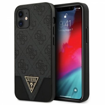 Guess GUHCP12SPU4GHBK 4G Cover Чехол для Apple iPhone 12 Mini Серый