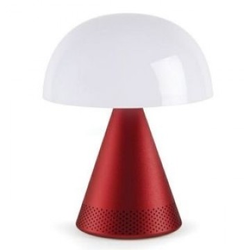 LEXON   Lexon Mina Audio L Lampa LED z głośnikiem bluetooth ciemnoczerwona/dark red LH76DR