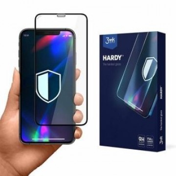 3MK   3MK Hardy iPhone XR/11 utwardzone chemicznie szkło czarny/black