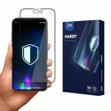 3MK   3MK Hardy iPhone 14 Pro 6,1" utwardzone chemicznie szkło czarny/black