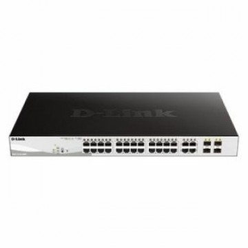 D-link   Switch DGS-1210-28MP Web Management, Rack mountable, 1 Gbps (RJ-45) ports quantity 24, SFP ports quantity 4, PoE/Poe+ ports quantity 24, Power supply type External