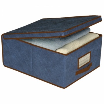 Kaste auduma 48x36x19cm Blue