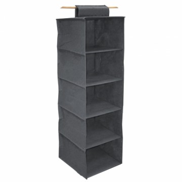 Ordinett Organizators iekarināms ar 5 plauktiem 30x30x120cm Grey