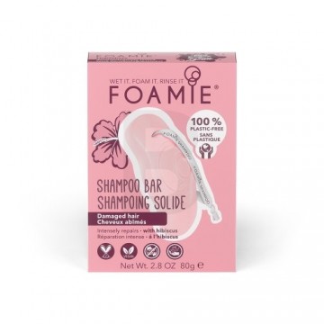 Foamie šampūns bojātiem matiem Hibiscus 80 g