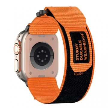 Nylon loop for Apple Watch 38|40|41 design 4 orange