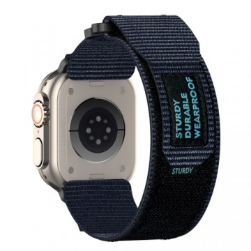 Nylon loop for Apple Watch 42|44|45|49 design 4 navy