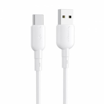 USB to USB-C cable Vipfan Colorful X11, 3A, 1m (white)