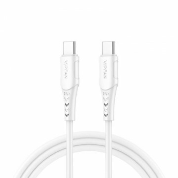 USB-C to USB-C cable Vipfan P05, 60W, PD, 2m (white)