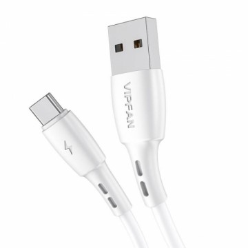 USB to USB-C cable Vipfan Racing X05, 3A, 1m (white)