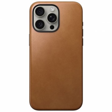 Nomad Modern Leather case for iPhone 15 Pro Max 6,7" english tan