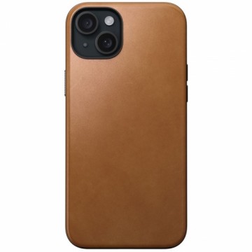 Nomad Modern Leather case for iPhone 15 Plus 6,7" english tan