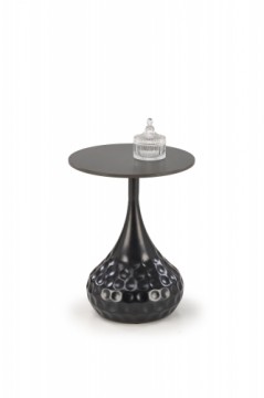 Halmar VERDE coffee table, black marble / black