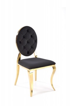 Halmar K556 chair, black / gold