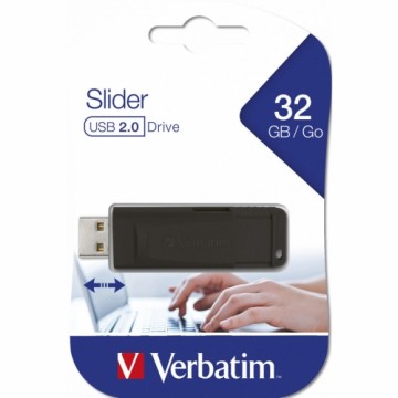 USB Zibatmiņa Verbatim 98697 Melns 32 GB