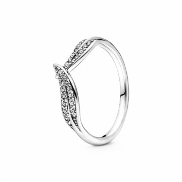 Sieviešu Gredzens Pandora LEAF PAVE - RING - SIZE 50