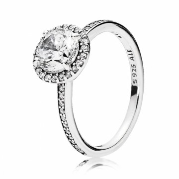 Женские кольца Pandora SILVER - RING WITH CLEAR CUBIC ZIRCONIA - SIZE 50