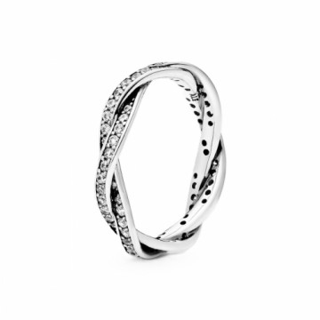 Ladies' Ring Pandora SPARKLING TWISTED LINES - RING - SIZE 52