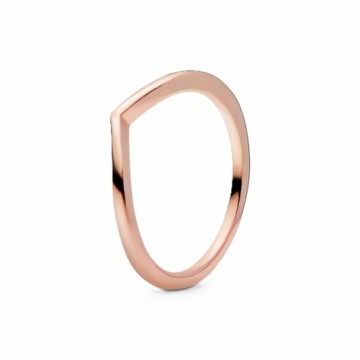 Ladies' Ring Pandora WISHBONE 14K ROSE GOLD-PLATED - RING - SIZE 48