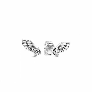 Sieviešu Auskari Pandora SPARKLING ANGEL WING Sterling silver 925