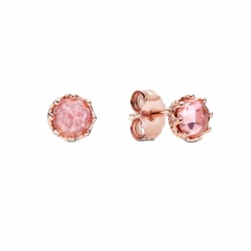 Женские серьги Pandora PINK SPARKLING CROWN Ювелирное серебро 925