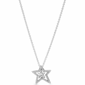 Sieviešu Kaklarota Pandora PAVE ASYMMETRIC STAR COLLIER