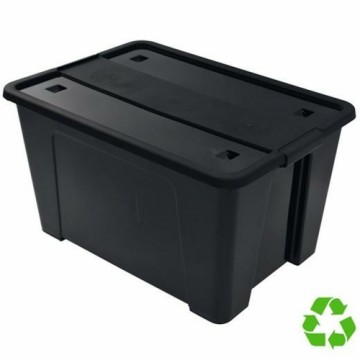 Waste bin Archivo 2000 CP1482052 NE Black polypropylene 52 L