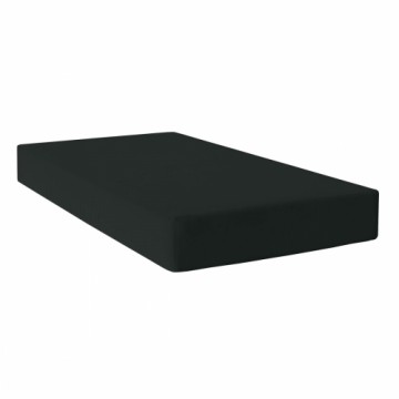 Fitted bottom sheet HappyFriday Black 160 x 200 x 32 cm