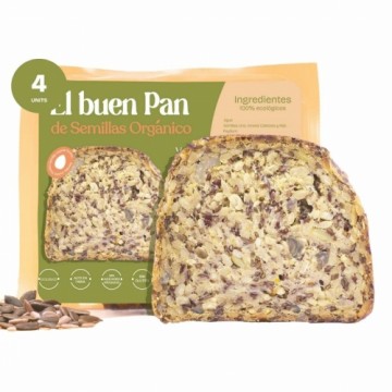 Olive bread with seeds :Play Keto! El Buen Pan Olives (4 Units)