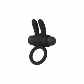 Jelly Rabbit Cock Ring Diversual Black