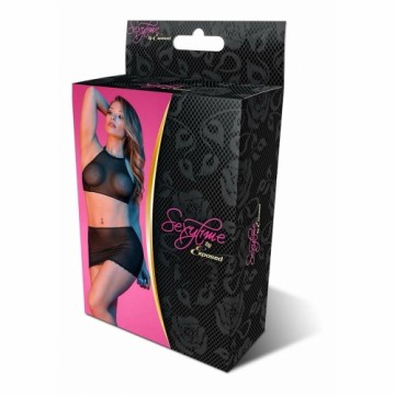 Underwear Set Exposed Black (S/M)