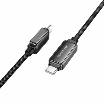 Borofone Cable BU53 Meteor - Type C to Type C - 60W 3A 1,2 metres black