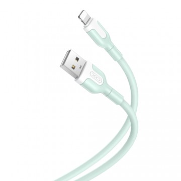 XO cable NB212 USB - Lightning 1,0 m 2,1A green