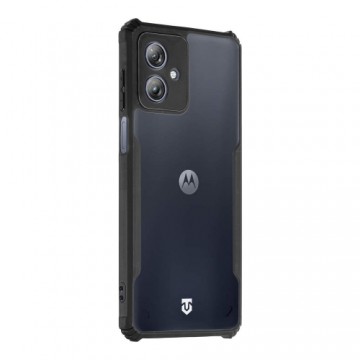 Tactical Quantum Stealth Cover for Motorola G54 5G|Power Edition Clear|Black