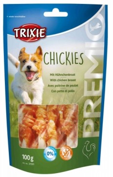 Treats for dogs : Trixie Premio Chickies, 100g