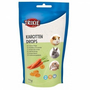 Papildbarība grauzējiem : Trixie Carrot drops, 75 g