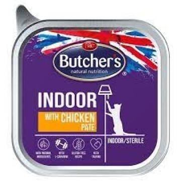 Canned cat food : Butchers CAT Intestinal Indoor chicken, 100g