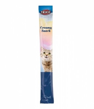 Cat food : Trixie Creamy Snack with white fish, 5×14 g