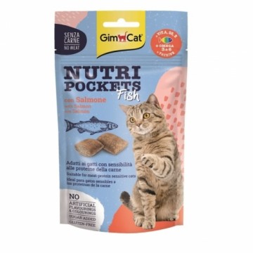 Cat treats : Gimborn Nutri Pockets with Fish and Salmon 60g.